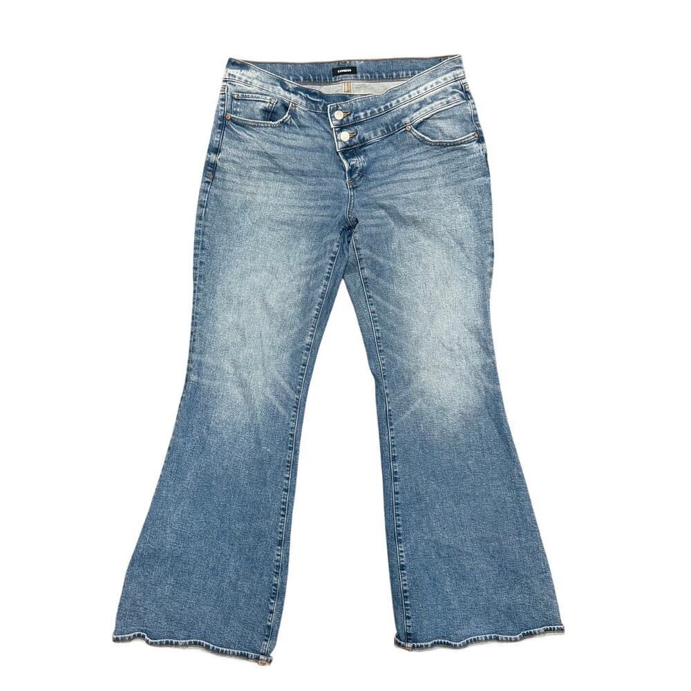 Express Mid Rise 70s Flare Jeans Size 10